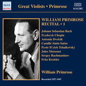ウィリアム・プリムローズ - リサイタル 1 （1939-1947）