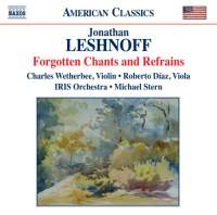 Jonathan Leshnoff: Forgotten Chants and Refrains