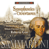 サンマルティーニ：交響曲と序曲集（ジーニ）