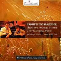 Brigitte Fassbaender sings Lieder by Johannes Brahms