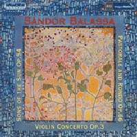 Sandor Balassa: Violin Concerto No. 3