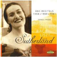 Joan Sutherland: BBC Recitals 1958 - 61