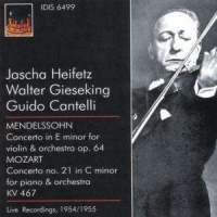 Heifetz & Gieseking play Mendelssohn & Mozart Concertos